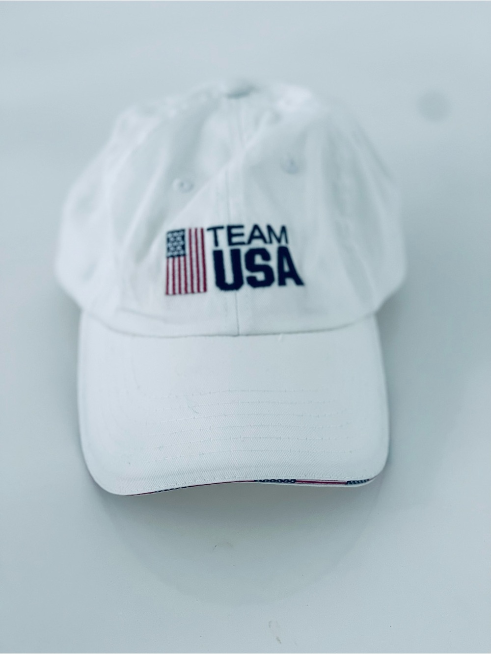 Team USA White new Baseball Cap.